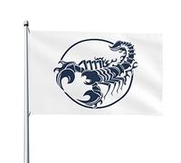 Scorpion Garden Flag Con 2 Occhielli Bandiere Da Giardino Durevole Bandiera Da Cortile Decorazione Per Patio Interni Esterni 90X152Cm
