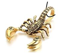 Scorpion King Necklace for men, metal sliding pendant accessory, party jewelry(N-2021-A)