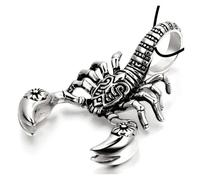 Scorpion King Necklace for men, metal sliding pendant accessory, party jewelry(N-2021-C)
