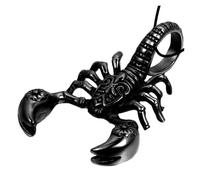 Scorpion King Necklace for men, metal sliding pendant accessory, party jewelry(N-2021-E)