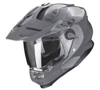 Scorpion ADF-9000 Air Solid Casco Motocross, grigio, taglia M per maschi