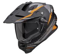 SCORPION SCORPION - Casco ADF-9000 Air Feat Matt Nero / Silver / Orange S
