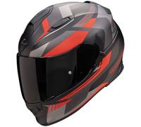 SCORPION SCORPION - Casco Exo-491 Abilis Matt Nero / Silver / Rosso S