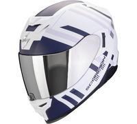 SCORPION SCORPION - Casco Exo-520 Evo Air Banshee Matt Bianco / Blue / Purple XXS