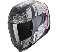 SCORPION SCORPION - Casco Exo-520 Evo Air Fasta Matt Nero / Silver / Rosa M
