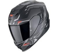SCORPION SCORPION - Casco Exo-520 EVO Air Ranka Matt Nero / Silver / Rosso S