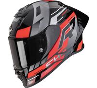 SCORPION SCORPION - Casco Exo-R1 Evo II Air Adrenaline Nero / Rosso / Silver M