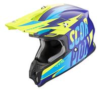 Casco VX-16 EVO AIR SLANTER Blu Giallo SCORPION - UE: L