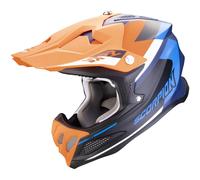Scorpion VX-22 Air Mips Beta, casco a croce S male Opaco Blu/Arancione/Nero
