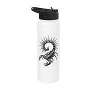 Scorpion Spiked Tail Punk Metal Arachnid Stainless Steel Insulated Water Bottle