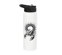 Scorpion Spiked Tail Punk Metal Arachnid Stainless Steel Insulated Water Bottle