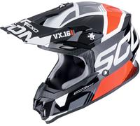 Scorpion VX-16 Evo Air Analog, casco da motocross L male Nero/Rosso/Bianco/Grigio