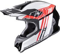 Scorpion Casco motocross VX-16 EVO AIR LIGNES Nero Rosso Taglia L