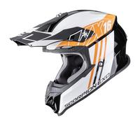 Casco da motocross Scorpion VX-16 EVO Air Lignes nero-arancione S
