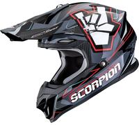 Scorpion VX-16 Evo Air Rok Bagoros, casco da motocross M female Nero/Grigio/Rosso/Bianco