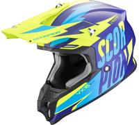 Casco VX-16 EVO AIR SLANTER Blu Giallo SCORPION - UE: S