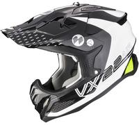Scorpion VX-22 Air Ares Casco Motocross, nero-bianco, taglia XS per maschi