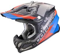 Scorpion VX-22 Air Mips CX, casco a croce M male Opaco Nero/Blu/Rosso