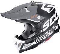 Scorpion Casco da motocross VX-22 Air Updown Nero/Bianco/Grigio XL