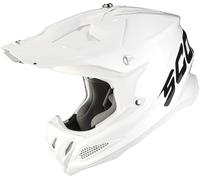 Scorpion VX-22 Air Solid Casco Motocross, bianco, taglia L per maschi