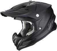 Scorpion VX-22 Air Solid Casco Motocross, nero opaco, Taglia S (55/56)