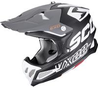 Scorpion VX-22 Air Mips Uptown, casco da motocross S female Opaco Nero/Bianco/Grigio