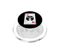 Scorpione Astrologia Nera Regina Cuori Blackjack Carte Poker PopSockets PopGrip per MagSafe