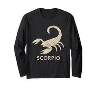 Scorpione Origami Zodiaco Grafica Maglia a Manica
