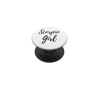 Scorpione Ragazza Zodiaco Segno Zodiacale Compleanno PopSockets PopGrip Adesivo