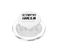 Scorpione Regina La Mia Scusa Segno Zodiacale Compleanno PopSockets PopGrip per MagSafe