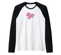 Scorpione Segno Tipografia Oroscopo Rosa Scorpio Zodiaco Maglia con Maniche Raglan