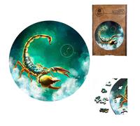 Scorpione Segno Zodiacale Unico Puzzle In Legno 200 Pz 32Cm Di Fantasy Puzz