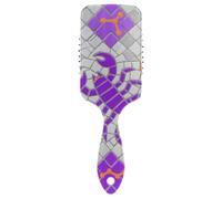 Scorpione Style Viola Grigio spazzole lisce per le donne nere soffiaggio dryinged massaggio spazzola per capelli bagnati con manico ergonomico cepillo para cabello de mujer
