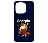 Scorpione unicorno segno zodiacale carino astrologia lanterna autunno Custodia per iPhone 15 Pro