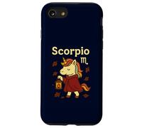 Scorpione unicorno segno zodiacale carino astrologia lanterna autunno Custodia per iPhone SE (2020) / 7/8
