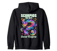 Scorpios The Best Secret Keepers Felpa con Cappuccio