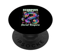 Scorpios the best secret keepers PopSockets PopGrip Adesivo