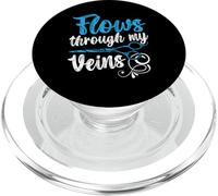 Scorre attraverso le mie vene Taglio di capelli Acconciatura Barbiere PopSockets PopGrip per MagSafe