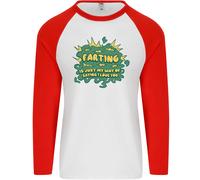 Scorreggio È Just il Mio Vie Di Saying Che i Love You Uomo L/S Baseball T-Shirt