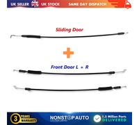 Scorrevole E Anteriore Serratura Chiavistello Cavo Bowden Set Per Renault Master