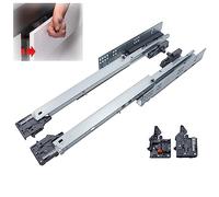 Scorrevoli per cassetti sottopiano a 3 sezioni, estensione completa Ra, 25-50 cm, capacità di carico 36,3 kg, perfette per un funzionamento fluido dei cassetti e soluzioni salvaspazio.