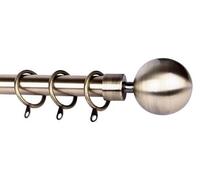 SCORRITENDA BRIXO ETRURIA SFERA BRONZO BASTONE PER TENDE ARREDO CASA