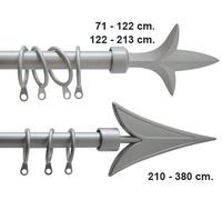 SCORRITENDA BRIXO ETRURIA SILVERAL LANCIA BASTONE PER TENDE ARREDO CASA