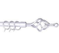 SCORRITENDA BRIXO ETRURIA SILVERAL SPIRAL BASTONE PER TENDE ARREDO CASA