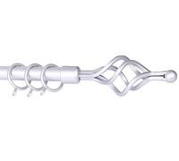 SCORRITENDA BRIXO ETRURIA SILVERAL SPIRAL BASTONE PER TENDE ARREDO CASA