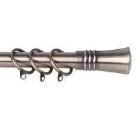 SCORRITENDA BRIXO ETRURIA TURBANTE FINITURA BRONZO BASTONE PER TENDE ARREDO CASA