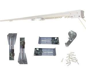 SCORRITENDA ESTENSIBILE IN ACCIAIO BIANCO "EASY" (2,13-4,00 mt.)