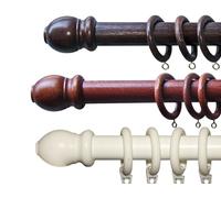 SCORRITENDA IN LEGNO A STRAPPO Ø 23 bastoni per tende