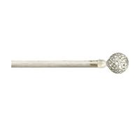 SCORRITENDA 'KIT FERRO' mod. 'Boccia fiore' col. avorio oro Ø 20/19 mm.