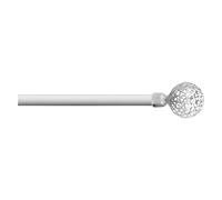 SCORRITENDA 'KIT FERRO' mod. 'Boccia fiore' col. bianco Ø 20/19 mm.